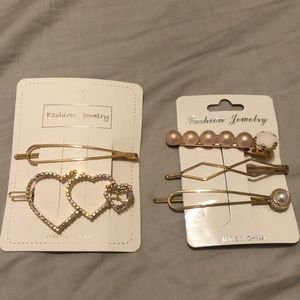 5 piece new hair pins